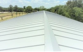 White Standing Seam Roof Benefits for Hot Climate Projects and LEED Goals